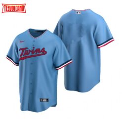 Minnesota Twins Team Light Blue Replica Alternate Jersey