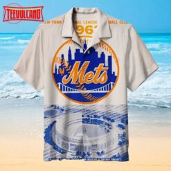 Mlb New York Mets Stadium Hawaiian Shirt