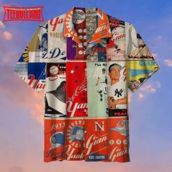 MLB Retro Scorecard Hawaiian Shirt