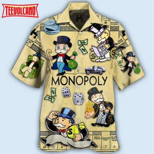 Monopoly Style Hawaiian Shirt