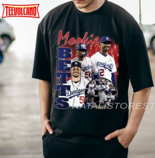 Mookie Betts Vintage Baseball Shirt