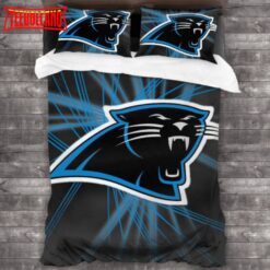 NFL Carolina Panthers Logo Bedding Set Duvet Cover