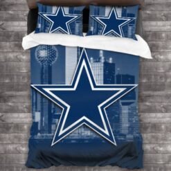 NFL Dallas Cowboys Logo Bedding Set Duvet Cover Pillowcases