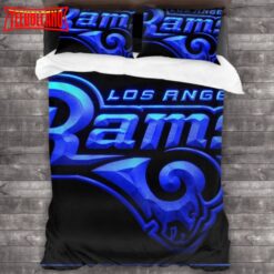 NFL Los Angeles Rams Logo Bedding Set Duvet Cover