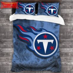 NFL Tennessee Titans Logo Bedding Set Duvet Cover
