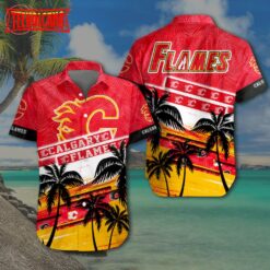 NHL Calgary Flames Hawaiian Shirt