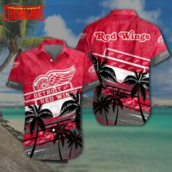 NHL Detroit Red Wings Hawaiian Shirt