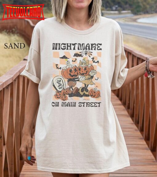 Nightmare On The Main Streat Shirt, Mickey Minnie Halloween Shirt