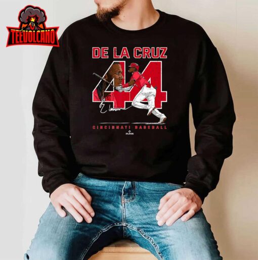 Number and Portrait Elly De La Cruz Cincinnati T-Shirt