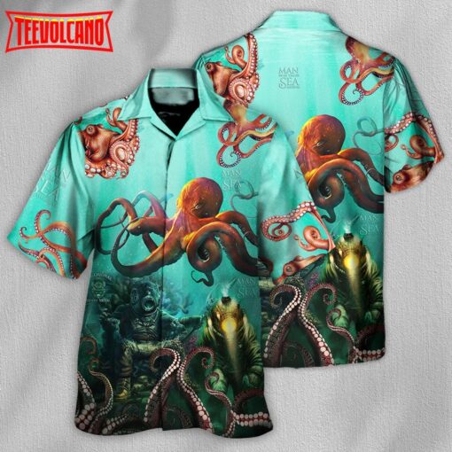 Octopus Custom Logo Unique Hawaiian Shirt