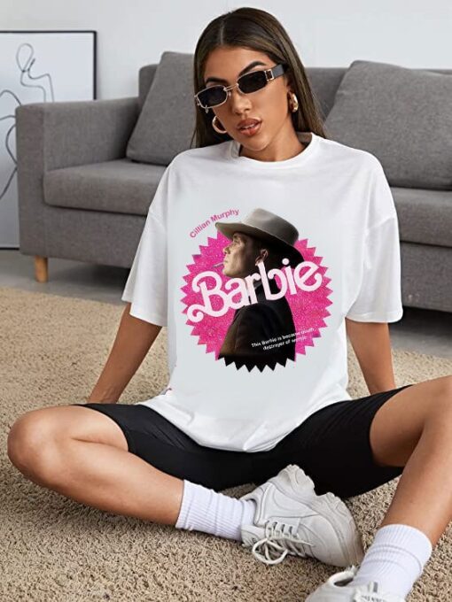 Oppenheimer 2023 Cillian Murphy Barbie Shirt