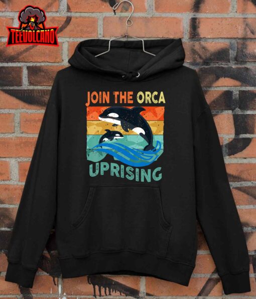 Orcas Uprising Join The Orca Uprising Whales Attack T-Shirt