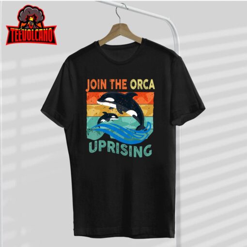 Orcas Uprising Join The Orca Uprising Whales Attack T-Shirt