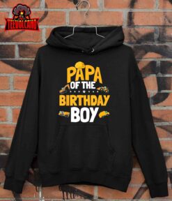 PAPA of the Birthday Boy Construction Birthday Party T-Shirt