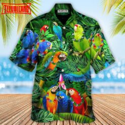 Parrot Couple Love Happiness Hawaiian Shirt