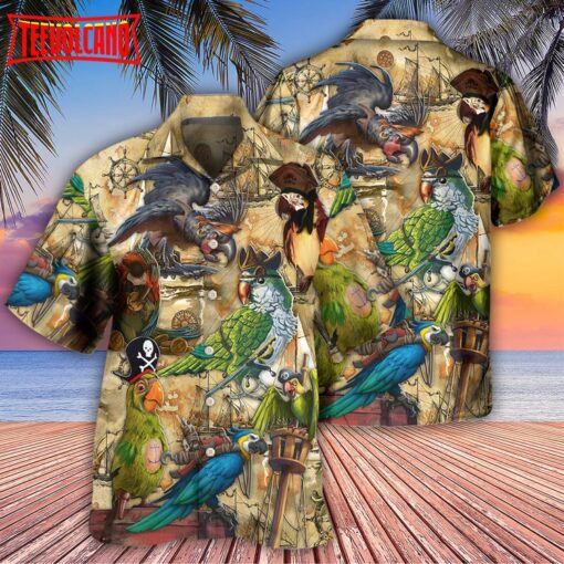 Parrot Pirates Life Vintage Hawaiian Shirt