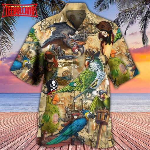 Parrot Pirates Life Vintage Hawaiian Shirt