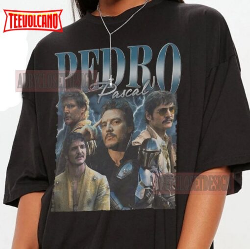 Pedro Pascal Classic Retro Unisex Shirt – Pedro Balmaceda 90s Vintage T-Shirt