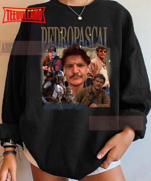 Pedro Pascal Long Sleeve Classic 90s Vintage T-Shirt