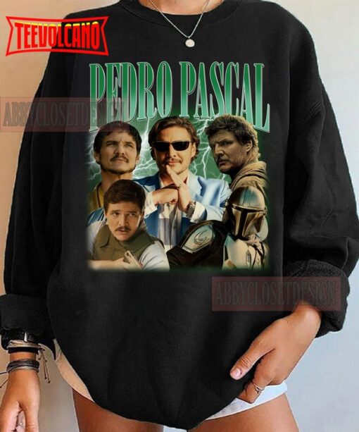 Pedro Pascal Long Sleeve Classic 90s Vintage T-Shirt