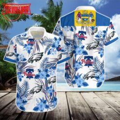 Philadelphia Eagles Phillies Hawaiian Shirt