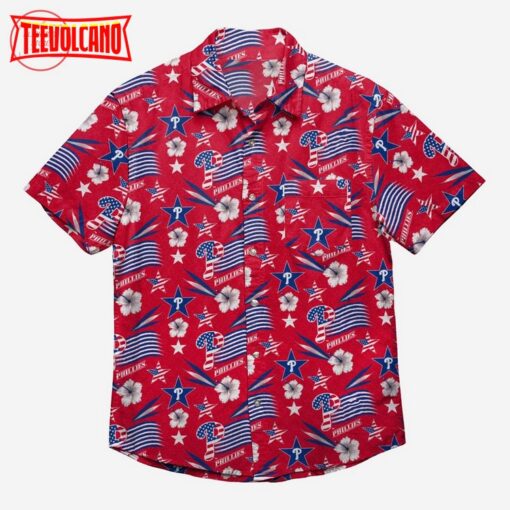 Philadelphia Phillies Americana Hawaiian Shirt