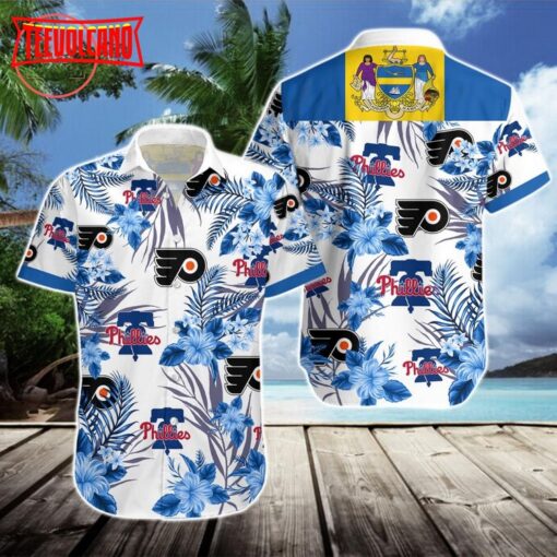 Philadelphia Phillies Flyers Hawaiian Shirt