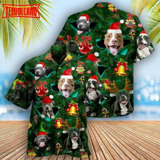 Pitbull Merry Pit-Mas Hawaiian Shirt