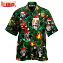 Pitbull Merry Pit-Mas Hawaiian Shirt