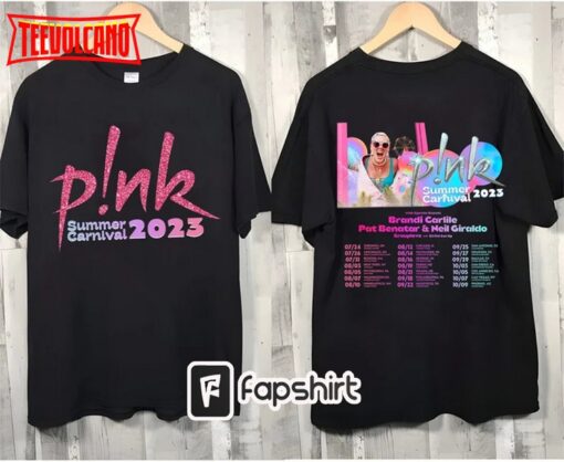 P!nk Pink Summer Carnival 2023 Festi Tour Double Side Shirt