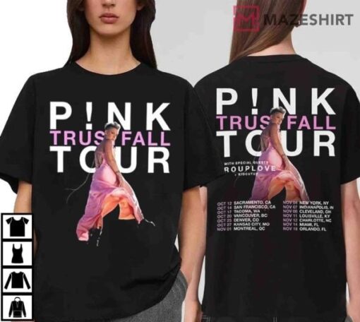 P!nk Summer Carnival 2023 Tour Double Side Shirt