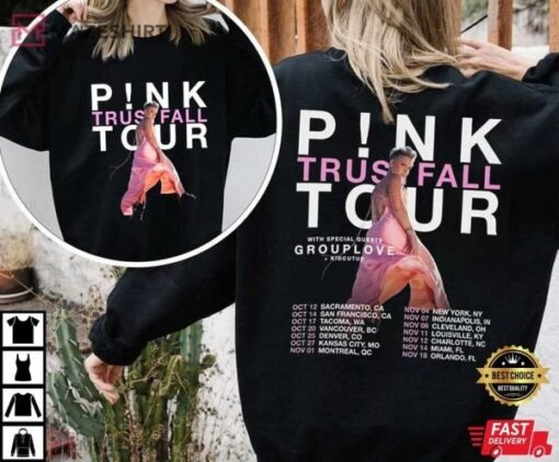 P!nk Summer Carnival 2023 Tour Double Side Shirt