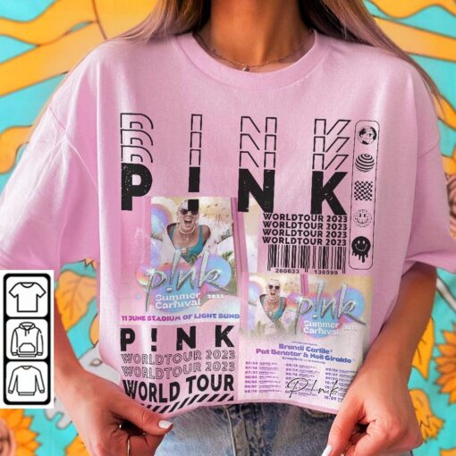 P!nk Vintage Summer Carnival 2023 Tour Shirt