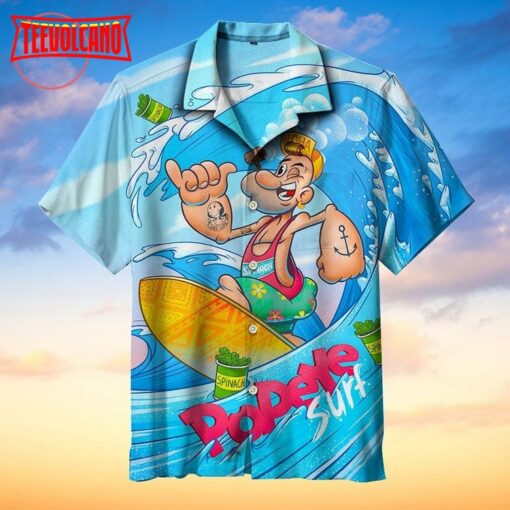 Popeye The Sailor Commemorative Hawaiian Shirt