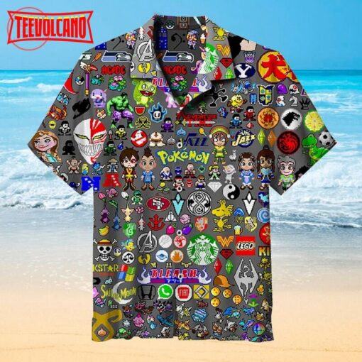 Popular pixels Hawaiian Shirt