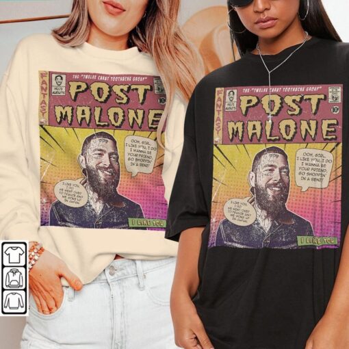 Post Malone Book Art Twelve Carat Toothache Shirt