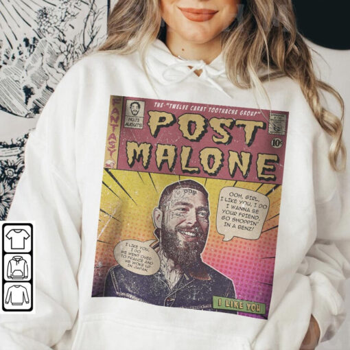 Post Malone Book Art Twelve Carat Toothache Shirt