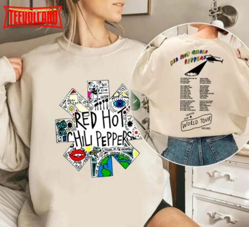 Red Hot Chili Peppers 2023 Tour Double Side Shirt