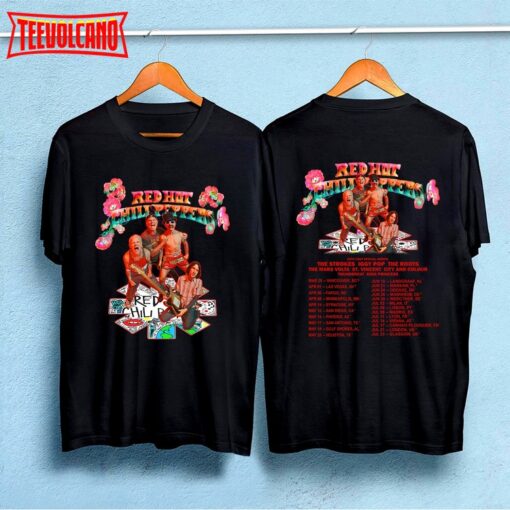 Red Hot Chili Peppers 2023 Tour Double Side Shirt