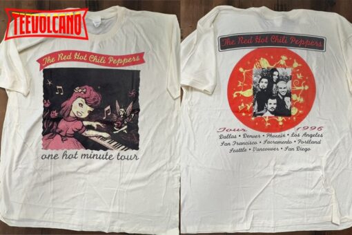 Red Hot Chili Peppers One Hot Minute Tour 1996 Double Side Shirt