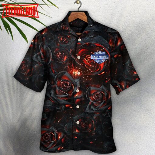 Rose Flowers Life Like Burning Hawaiian Shirt