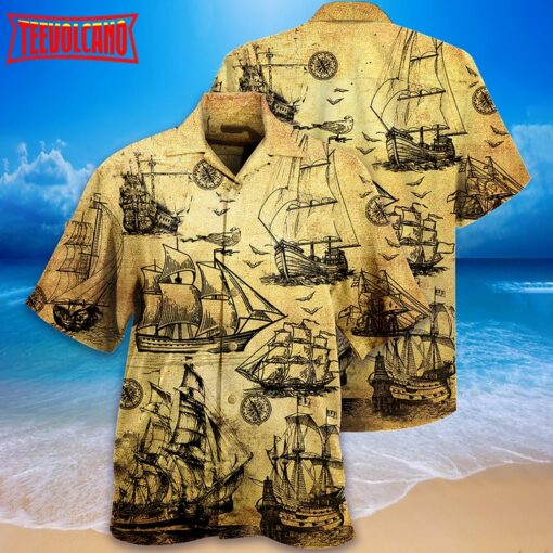 Sailing I Plan To Go Sailing Vintage Hawaiian Shirt