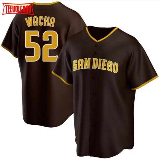 San Diego Padres Michael Wacha Brown Road Replica Jersey