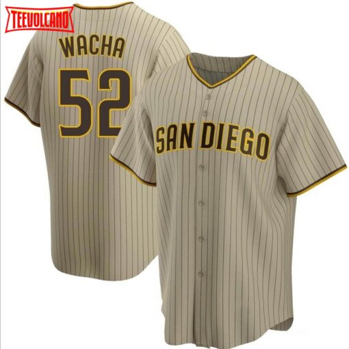 San Diego Padres Michael Wacha Tan Alternate Replica Jersey