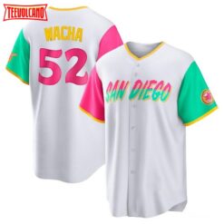 San Diego Padres Michael Wacha White 2022 City Connect Replica Jersey