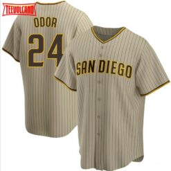 San Diego Padres Rougned Odor Tan Alternate Replica Jersey