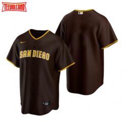 San Diego Padres Team Brown Replica Road Jersey