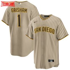 San Diego Padres Trent Grisham Tan Alternate Replica Jersey