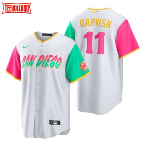 San Diego Padres Yu Darvish White 2022 City Connect Replica Jersey