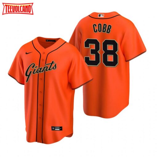 San Francisco Giants Alex Cobb Orange Alternate Replica Jersey